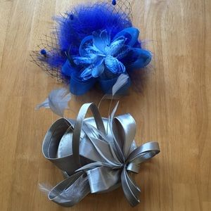Fascinators (set of 2) - tea party & derby ready!